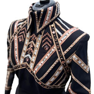 Meilleur Prix Premium Western Showmanship veste d'équitation noire nouveau Design - Product Image 1