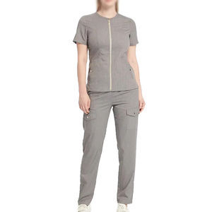 Conjuntos de Uniformes Médicos Transpirables de Punto Personalizados para Enfermeras de Hospital con Spandex y Detección de Agujas, Uniformes de Enfermería Unisex - Product Image 5