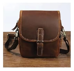 2026 Vintage New Luxury High Quality Genuine Leather Crossbody <b>Bag</b> <b>Men</b> <b>Sling</b> Shoulder Durable Lightweight Travel - Product Image 5