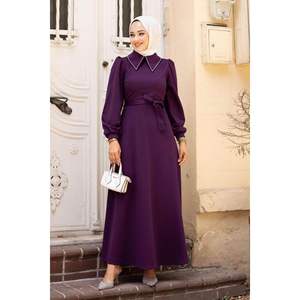 ชุดเดรสฮิญาบแขนเสื้อเชิ้ต - Product Image 3