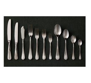 Ensemble de couverts et de couverts modernes au design unique avec bout de poignée design, cuillère, fourchette et couteau en métal - Product Image 1