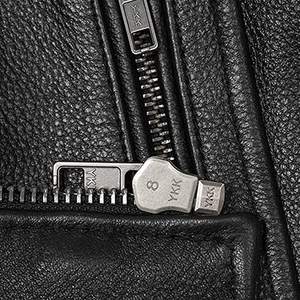 Chaleco de Cuero Genuino de Cordero para Hombre, Elegante, de Alta Calidad, Transpirable, para Uso en Invierno, Motociclista, Servicio OEM al por Mayor - Product Image 5