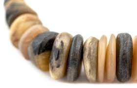 Véritables perles de corne de vache et de buffle faites à la main Meilleure qualité pour la fabrication de bijoux personnalisés Perles de décoration polies de style animal - Product Image 3