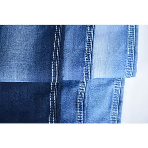 FJ003/1 8oz Cotton Polyester Rayon Spandex Light weight denim fabric for woman jeans