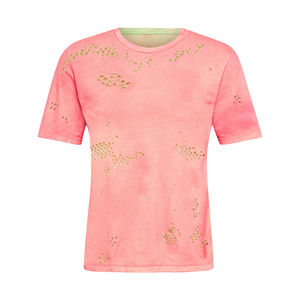 เสื้อยืดโอเวอร์ไซส์สำหรับผู้ชายพิมพ์ลายกำหนดเองเสื้อยืดผ้าฝ้าย100% ใส่ลำลองแขนสามส่วนแฟชั่นฤดูร้อน - Product Image 6