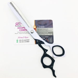 Mới Tóc Mỏng Kéo Nóng Tóc Mỏng Cắt Tóc Cắt Kéo Dao Cạo Cạnh Tóc Bền Vững Cắt Baber Cắt Kéo Với Ngón Tay Cái Chồn - Product Image 2