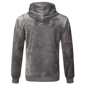 Superventas Trending Heavyweight Pullover Velour Hoodies Hombres Grueso Personalizado Cómodo Terciopelo Hoodies - Product Image 4