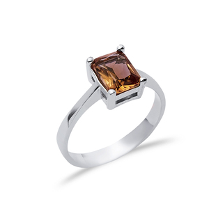 Anillo de racimo de sultanita rectangular de 6x9mm, piedra preciosa que cambia de Color, hecho a mano, Plata de Ley 925 turca, acabado en rodio, venta al por mayor - Product Image 3