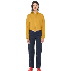 Bella toile femmes pulls à capuche haut court sweats dames - Product Image 4