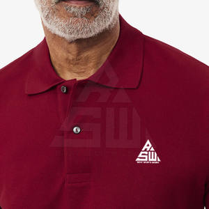 Camiseta Polo de Algodón Personalizada al por Mayor, Absorbente de Humedad, Precio de Fábrica, MOQ Bajo, Camisetas Polo para Hombre - Product Image 2