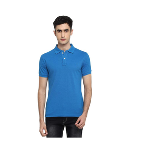 Polo en coton mercerisé de luxe pour hommes Soft Touch Anti-Wrinkle Slim Fit Smart Casual Wear for Export Prix de vente - Product Image 5