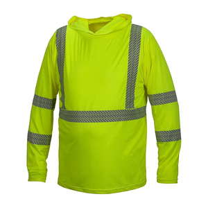 Vêtements de travail haute visibilité réfléchissants, vêtements de sécurité unisexes, sweat-shirt de sécurité, vente en gros, polyester de haute qualité, respirant, imperméable - Product Image 1