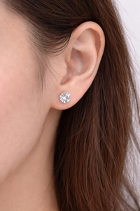 Minimalist 925 Sterling Silver <b>Stud</b> <b>Earrings</b> Solid Silver <b>Earrings</b> for Men Women Trendy <b>Fashion</b> FOR DAILY PARTY WEAR - Product Image 3