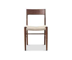 Cheap Modern Scandinavian Dining <b>Chair</b> with Solid Wood and Brown Finish Non-Foldable for Indoor/Outdoor Villa Use - Product Image 1