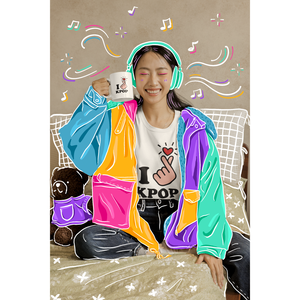 Taza de Cerámica con Diseño de Gato K-POP Estilo Caricatura para Regalos - Product Image 5