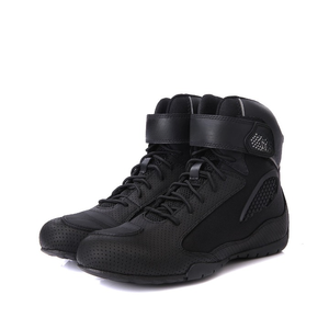 Premium Leather Riding Shoes Breathable <b>Protective</b> Gear for Motorcyclists, Built for <b>Performance</b>, Comfort & Rugged Style - Product Image 2