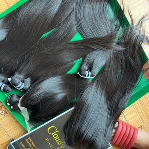 Extensions de cheveux humains-Extensions de cheveux raides en os naturel de haute qualité-Paquets de cheveux raides crus vietnamiens pour la vente en gros - Product Image 1