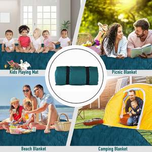 82 \ "x55 \" coperta impermeabile da campeggio all'aperto in pile con cappuccio e funzione antivento - Product Image 2