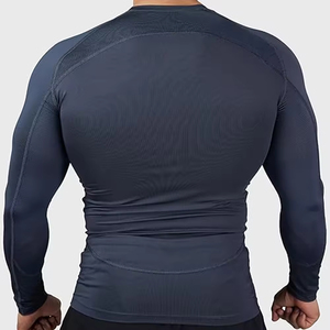 เสื้อรัดกล้ามเนื้อแบบใหม่ ระบายอากาศได้ดี สำหรับการฝึกซ้อมในยิมและ BJJ - แขนยาวปรับแต่งได้ แห้งเร็ว และมีคุณสมบัติต้านเชื้อแบคทีเรีย - Product Image 6