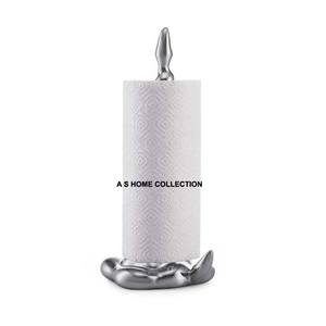 Porte-serviettes en papier de designer Golden Bird, aspect élégant, qualité supérieure, en aluminium, base ronde en marbre. - Product Image 5