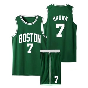 2025 nueva llegada Conjunto de camiseta de baloncesto de firma para adultos y niños camisetas de baloncesto impresas coleccionables Retro - Product Image 4