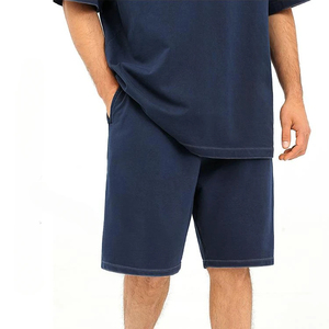 Short 100% Coton French Terry Fleece Personnalisable Sun Faded High Street Vintage Washed Shorts - Product Image 4