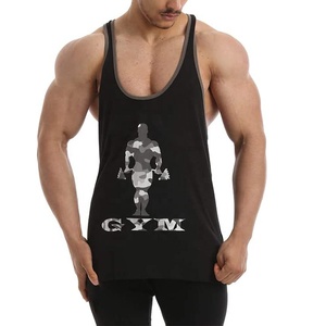 Hombres Ropa Sin Mangas Fitness Ropa Deportiva Gimnasio Chaleco Stringers Hombres Tank Tops Stringers Gym Wear - Product Image 2