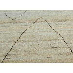 Alfombra Rectangular de Lana Afgana Anudada a Mano Zuri Ivory, Estilo Boho Geométrico Enm-3055, Alfombra de Viscosa para Sala de Estar, Pasillo y Hogar - Product Image 3