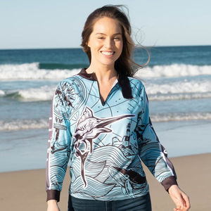 Polos unisexes en satin à manches longues UPF50 + de qualité supérieure pour adultes, chemises décontractées à séchage rapide, respirantes et tricotées, pour la pêche - Product Image 1