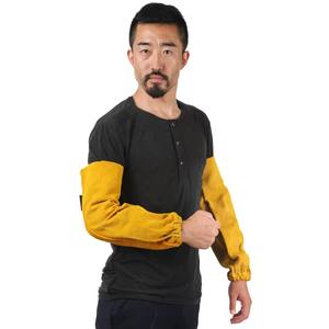 Mangas de soldadura de seguridad Mangas de soldadura de cuero dividido de alta calidad ignífugas - Product Image 6