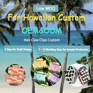 Pinza de Pelo Personalizada DongDong con Diseño de Tabla de <span class=keywords><strong>Surf</strong></span>, Accesorio para el Cabello con Temática Tropical de Playa, Divertida Pinza de Pelo Hawaiana <span class=keywords><strong>Aloha</strong></span>, Venta al Por Mayor - Product Image 5