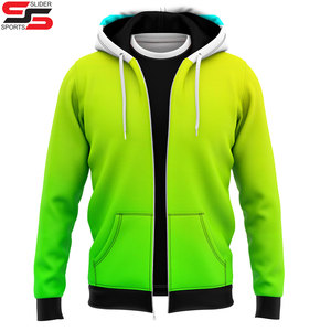 Logo personnalisé vêtements de rue surdimensionné acide lavé poids lourd sweat à capuche zippé avec lettre patch de travail broderie sweats à capuche zippés - Product Image 5