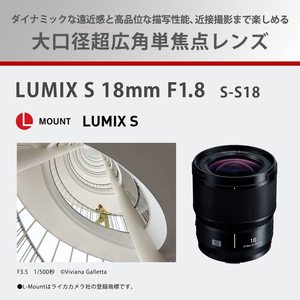 Lente Monofocal de Gran Apertura y Ultra Gran Angular para Cámaras sin Espejo de Tamaño Completo S-S18 - Product Image 6