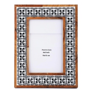 Cadre photo en résine et wod imprimé 4x6 - Product Image 2