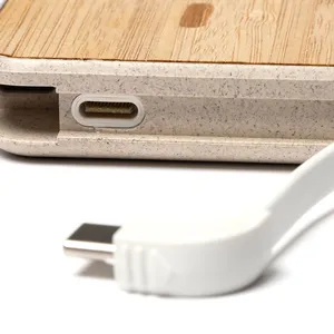 Power Bank in Bambù Corry, Gadget Promozionali Personalizzati - Product Image 2