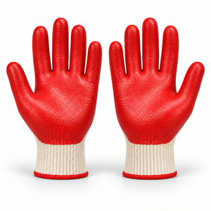 Gants de manutention industrielle confortables et durables, enduits de PVC, tissu respirant, forte adhérence, épaisseur 10 mil - Product Image 6