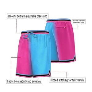 Pantalones Cortos Deportivos de Verano para Hombre, Estilo Urbano, Cintura Elástica de Algodón Sólido, Antiarrugas, para Entrenamiento - Product Image 3