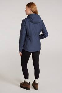 Veste softshell anthracite pour femmes de qualité supérieure personnalisée prix d'usine manches longues et coupe-vent vestes de course à pied pour l'extérieur - Product Image 4