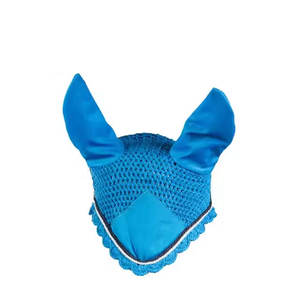 Capuchas de caballo de Color azul hechas a medida con orejas Capuchas de caballo de lana Premium Venta personalizada Nueva capucha de sillín equina transpirable - Product Image 2