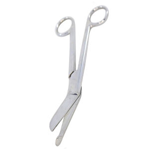 Ciseaux de coupe de pansement professionnels courbés émoussés émoussés 150 mm ciseaux chirurgicaux de 6 pouces en acier inoxydable - Product Image 6