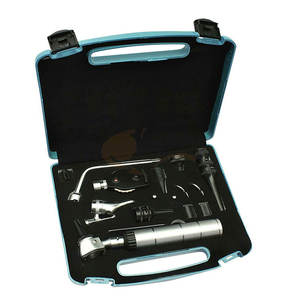 JACKBILLY Emballage personnalisé de haute qualité en acier inoxydable Otoscope ensemble de Diagnostic ORL Kit complet d'examen ORL manuel de puissance - Product Image 1