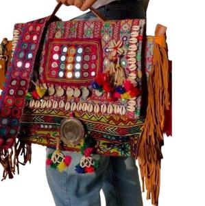 Luxury <b>Vintage</b> Embroidery Ladies Banjara <b>Bag</b> Single Bohemian <b>Clutch</b> for Shopping Evening Ladies Shoulder <b>Bags</b> Wholesale - Product Image 4