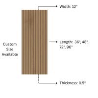 Paneles de Pared Acústicos 3D de Madera Sólida, Clásicos y Modernos, para Diseño de Interiores, Paneles Decorativos Duraderos para Hogar, Oficina y Baño