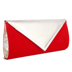 Bolso de mano de terciopelo para mujer (328) - Rojo - Product Image 1