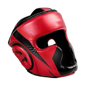 Protector de Cabeza de Boxeo Personalizado para Hombre, de Cuero, Ajustable, Duradero, Cosido, Informal, Antiarrugas, Transpirable y Cómodo - Product Image 1