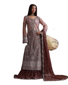 เสื้อเชิ้ตยาวดีไซน์สวยน่ารัก 607 แบบ พร้อมกางเกงชาราร่าสำหรับเด็กผู้หญิง โดย WS ปากีสถาน - Product Image 1