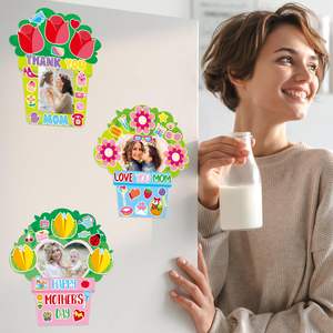 Cadre photo fête <span class=keywords><strong>des</strong></span> mères heureuse artisanat avec kits d'autocollants pour enfants Love You maman cadre photo artisanat cadeaux fête <span class=keywords><strong>des</strong></span> mères - Product Image 6