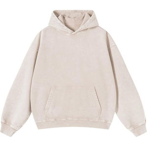 Sudadera con capucha con lavado ácido y bolsillos de canguro verde para hombre, Jersey de algodón 100% para hombre, ropa de calle, sudaderas con capucha lavadas Vintage de ajuste holgado - Product Image 6