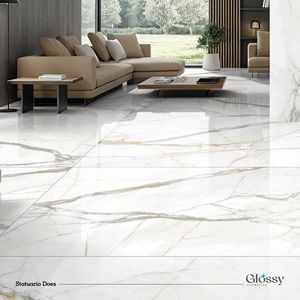 Azulejos de Porcelana de Gran Formato 1200x2400, 20 mm de Espesor, Resistentes a los Ácidos, para Pisos y Paredes Interiores, para Centros Comerciales y Villas - Product Image 5