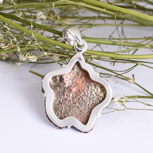 Colgante de espécimen de cobre de Gema Natural, de oro amarillo colgante de plata de ley 925, joyería hecha a mano - Product Image 3